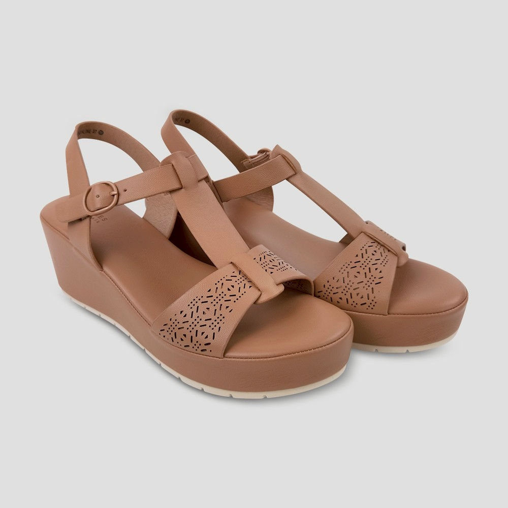 ST.JAMES รองเท้าหนังแท้/รองเท้าส้นเตารีด ส้น 3.5 CM. รุ่น VELUNE สี BLACK | รองเท้า ผู้หญิง