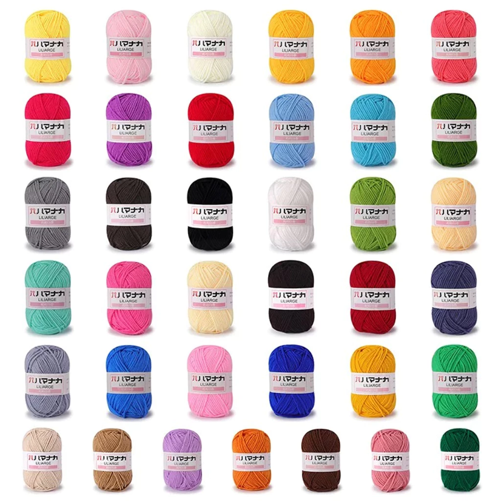 ไหมพรมคอตตอนนม 4ply 25g thumbnail 10