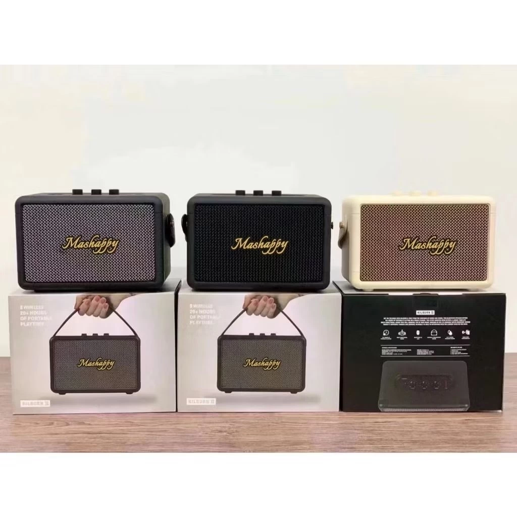 (ปรับเบสได้) 55W ลำโพงบลูทูธ รุ่น M4 เสียงนุ่ม เบสแน่น ดีไซส์สวย ปรับเสียงเบส/แหลม เชื่อมลำโพง2ตัวได้