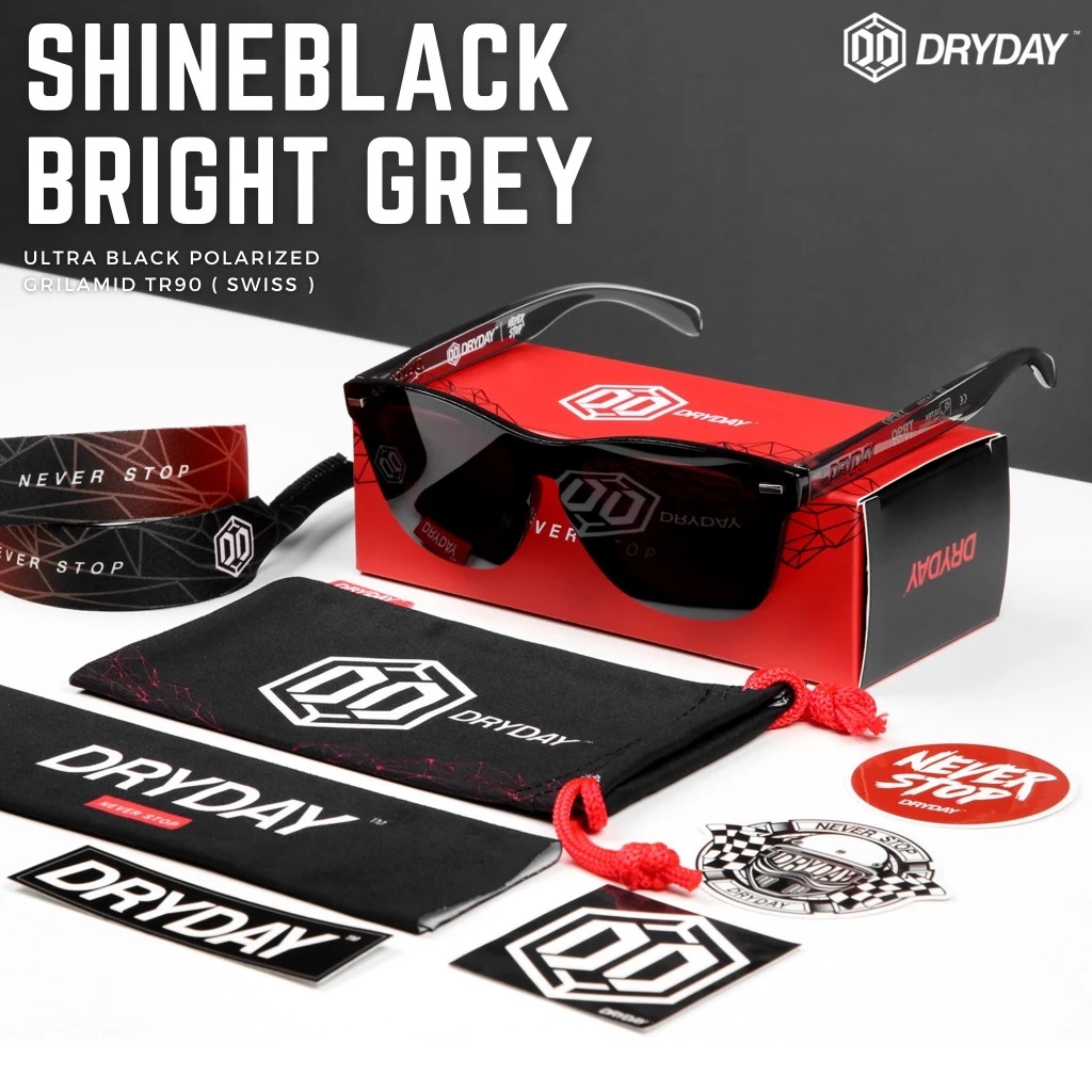 DRYDAY PHANTOM - SHINE BLACK - BRIGHT GREY