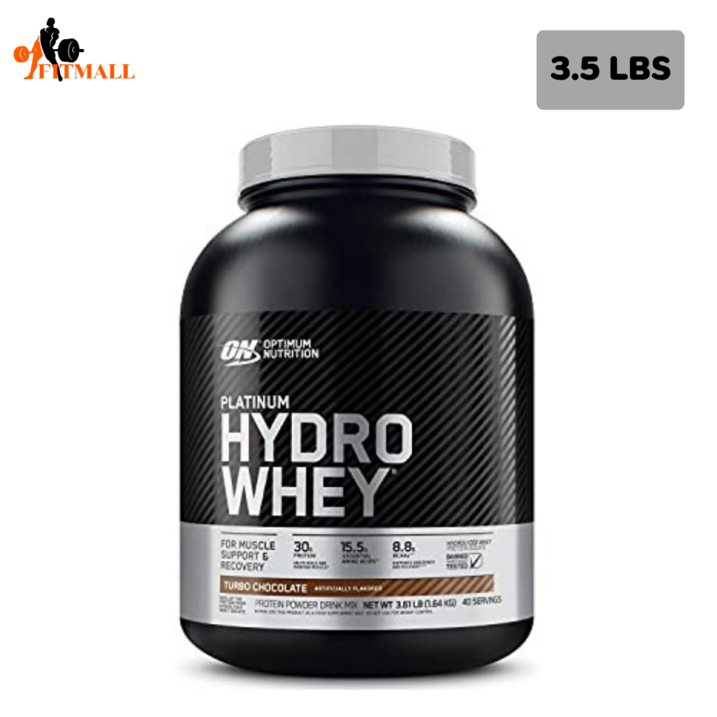 Optimum Nutrition Platinum Hydro Whey 3.5 ปอนด์ เวย์โปรตีนสำหรับการสร้างกล้ามเนื้อแบบรวดเร็ว