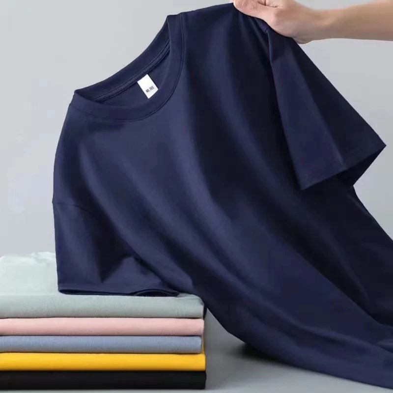 เสื้อยืดแขนสั้น ทรงสลิมฟิต ผ้านุ่ม ไซส์ L-4XL thumbnail 6