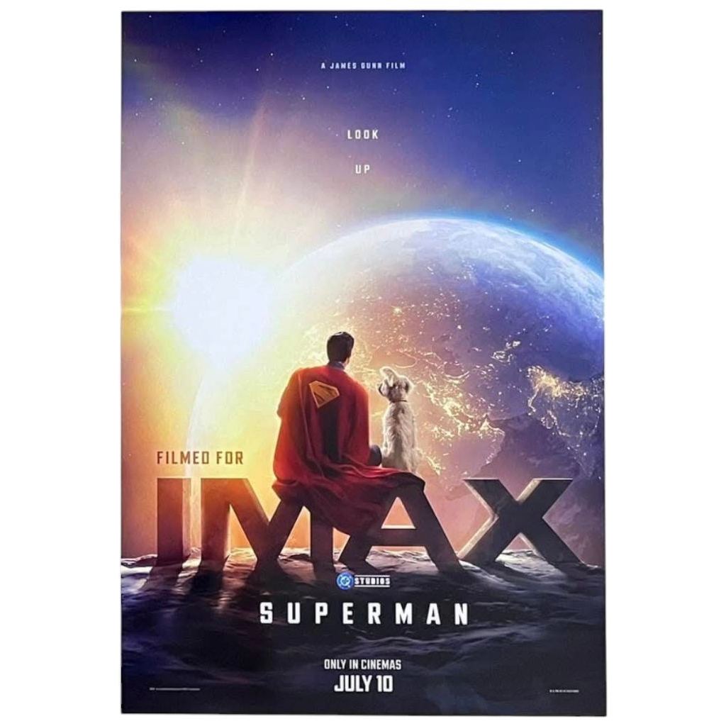 โปสเตอร์ IMAX Poster Superman 2025 ซูเปอร์แมน แท้จาก Major Cineplex IMAX Poster Superman 2025 ซุปเปอ