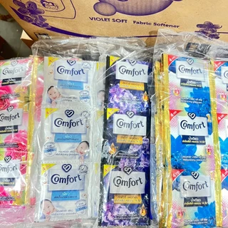 คอมฟอร์ท (1 แพ็ค)ซองฉีก น้ำยาปรับผ้านุ่ม สูตรเข้มข้น 17 มล. มี 24 ซอง