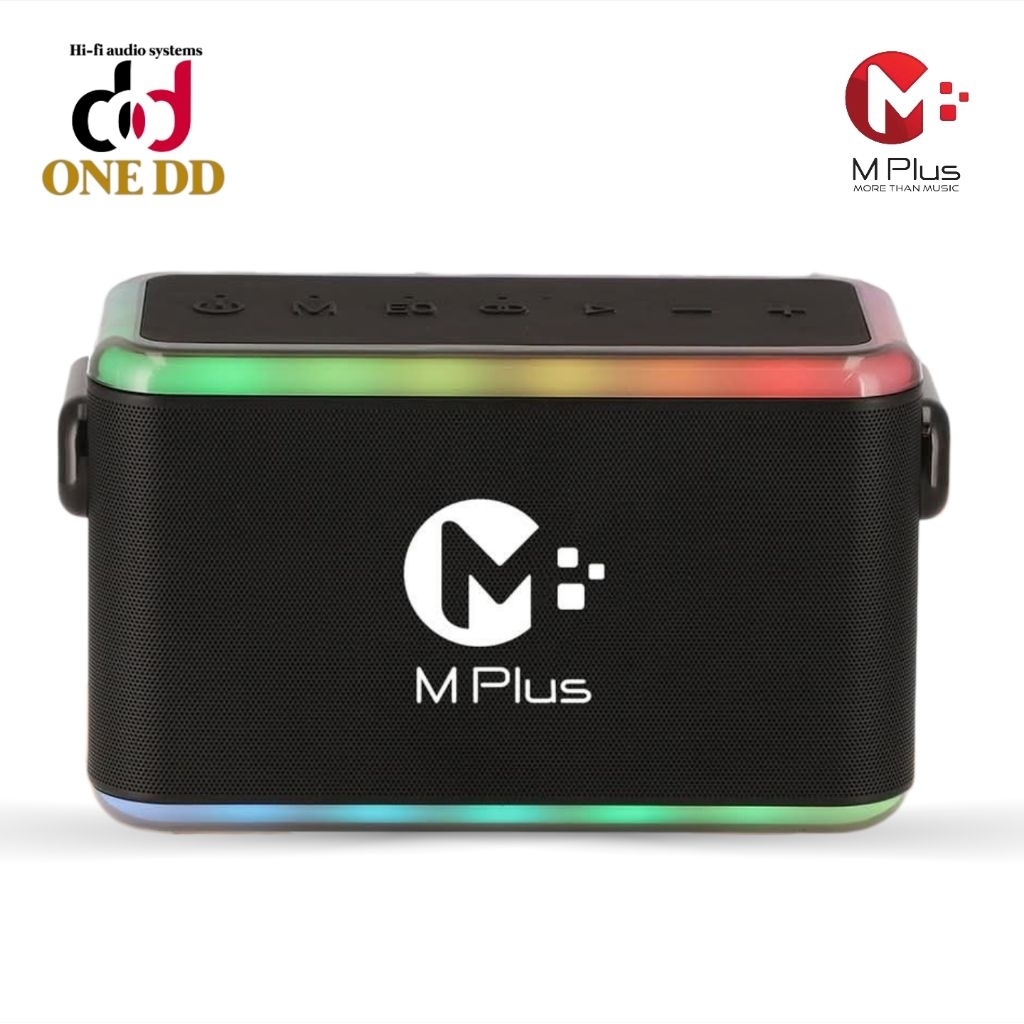ลำโพงM PLUS M9 PRO ลำโพงบลูทูธ พร้อมไมค์ไร้สาย 2 ตัว