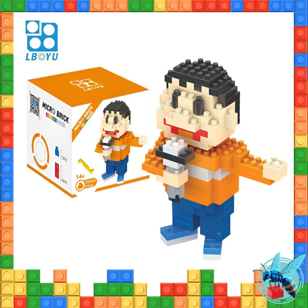 ตัวต่อนาโน โดเรม่อน Nanoblock Doraemon Size M ราคา ถูกที่สุด ดีลบีเคเค แกลเลอรีภาพที่ 6