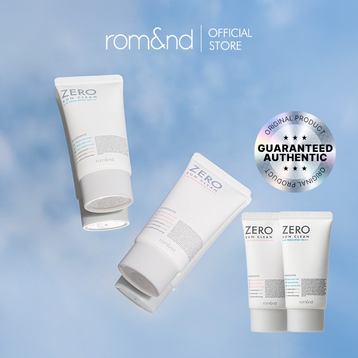 [rom&nd official] Zero Sun Clean | Suncream, Sunscreen, Sun Care ราคาถูก Shopee Lazada