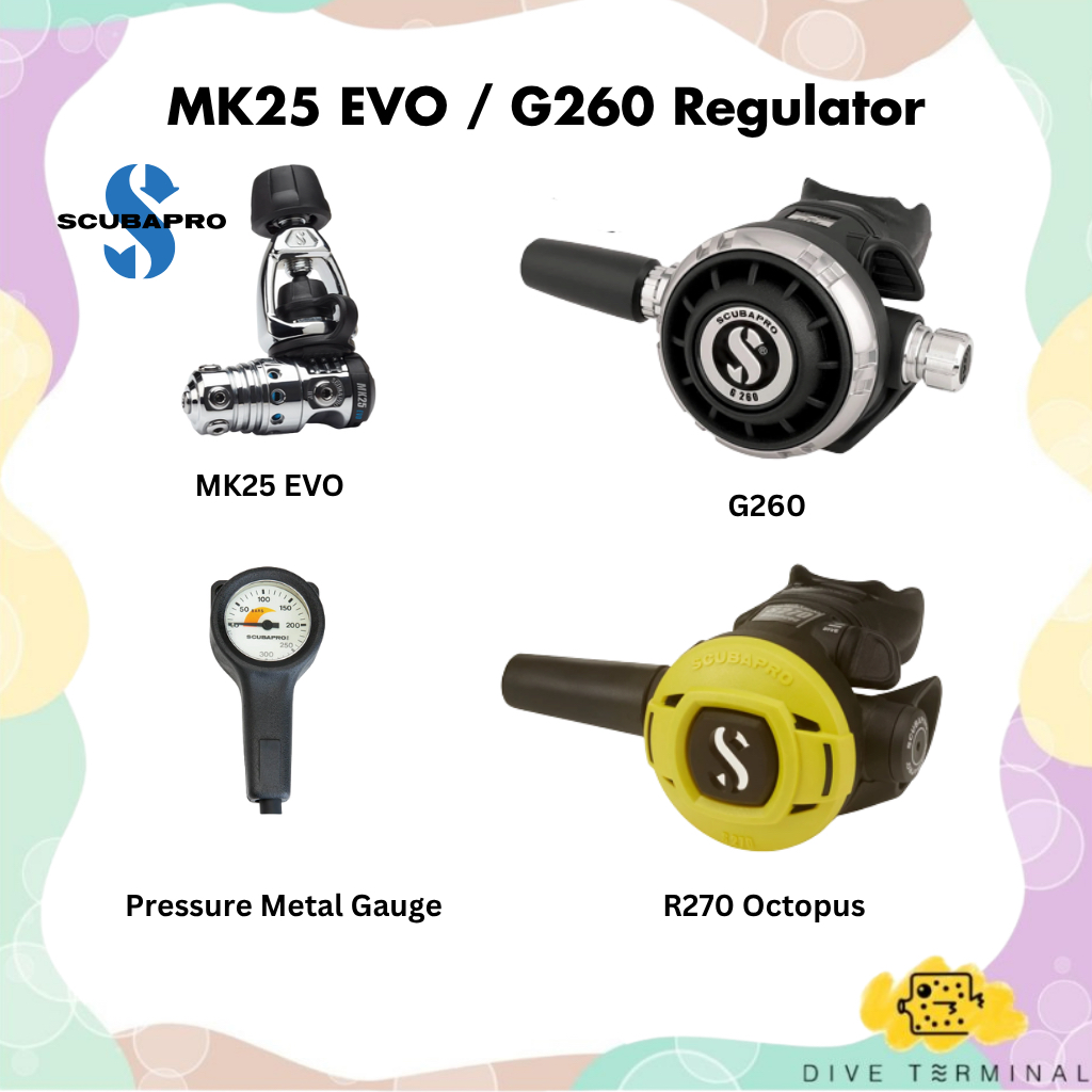 SCUBAPRO MK25 EVO / G260 Regulator