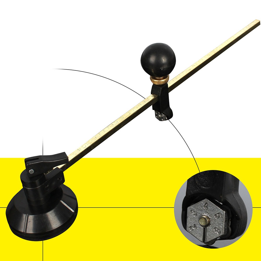 ทีคัท ตัดกระจก วงกลม 80 ซม วงเวียนวงเวียนตัดด้วยถ้วยดูดวงกลมมืออาชีพเครื่องมือตัดขวดแก้ว เครื่องตัดกทีคัท - รูปที่ 5