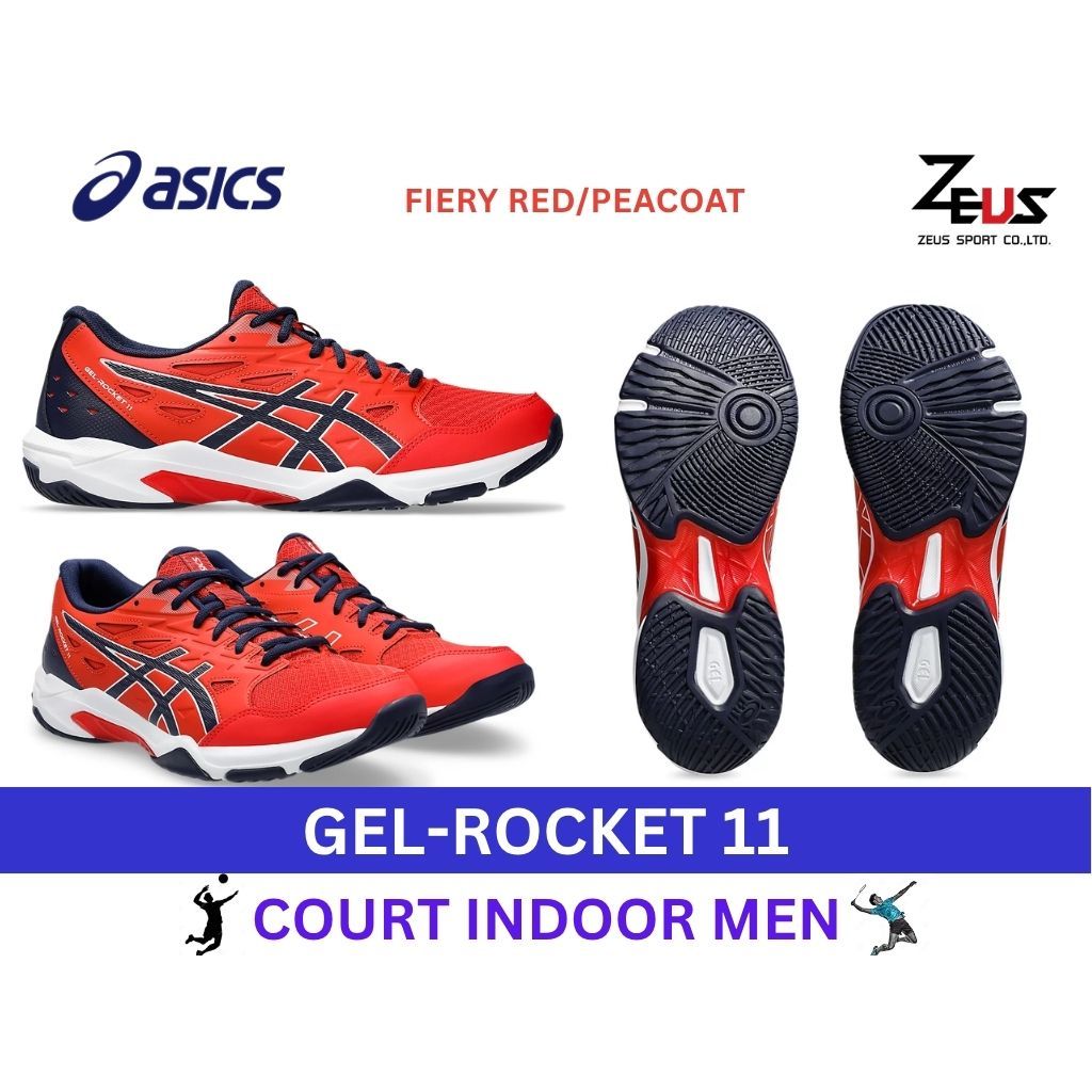 ASICS ROCKET 11 & TACTIC 13 (แนะนำไซส์ + 0.5CM ค่ะ) รูปที่ 4