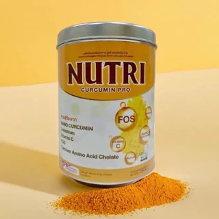 นมNUTRI CURCUMIN Pro 900กรัมกระป๋อง นมสำหรับผู้ป่วยโรคกระเพาะ ลดกดไหลย้อน ลดท้องอืดท้องเฟ้อ ช่วยย่อยระบบขับถ่าย