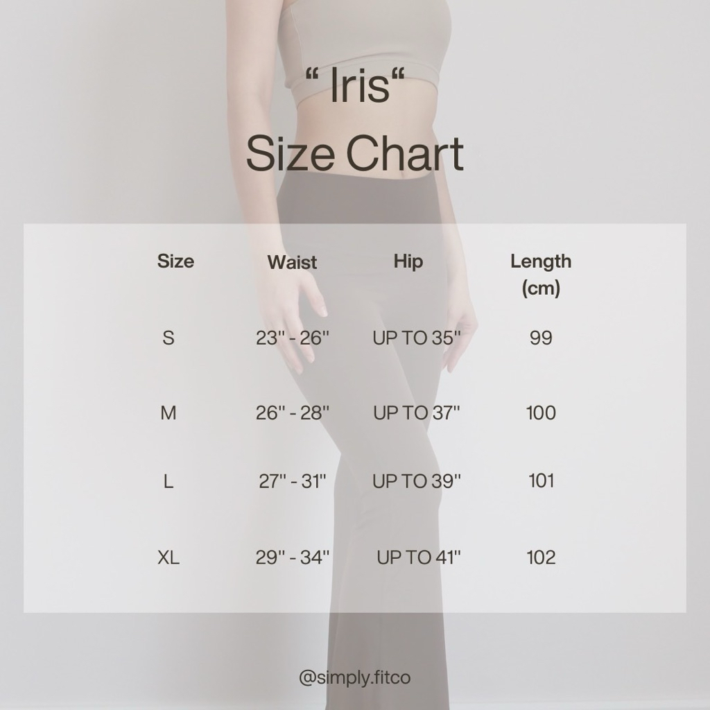 Iris flared leggings – simply.fitco ราคา ถูกที่สุด ดีลบีเคเค แกลเลอรีภาพที่ 9
