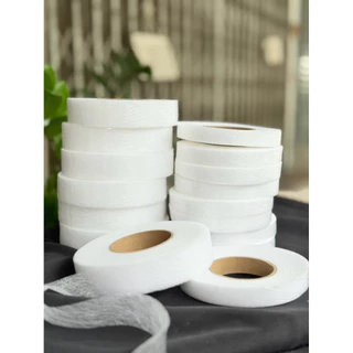 กาวติดผ้า เยื่อกาว เทปกาวซ่อมผ้า (แบบรีด) ม้วน50เมตร มี2ขนาด พร้อมส่งจากไทย