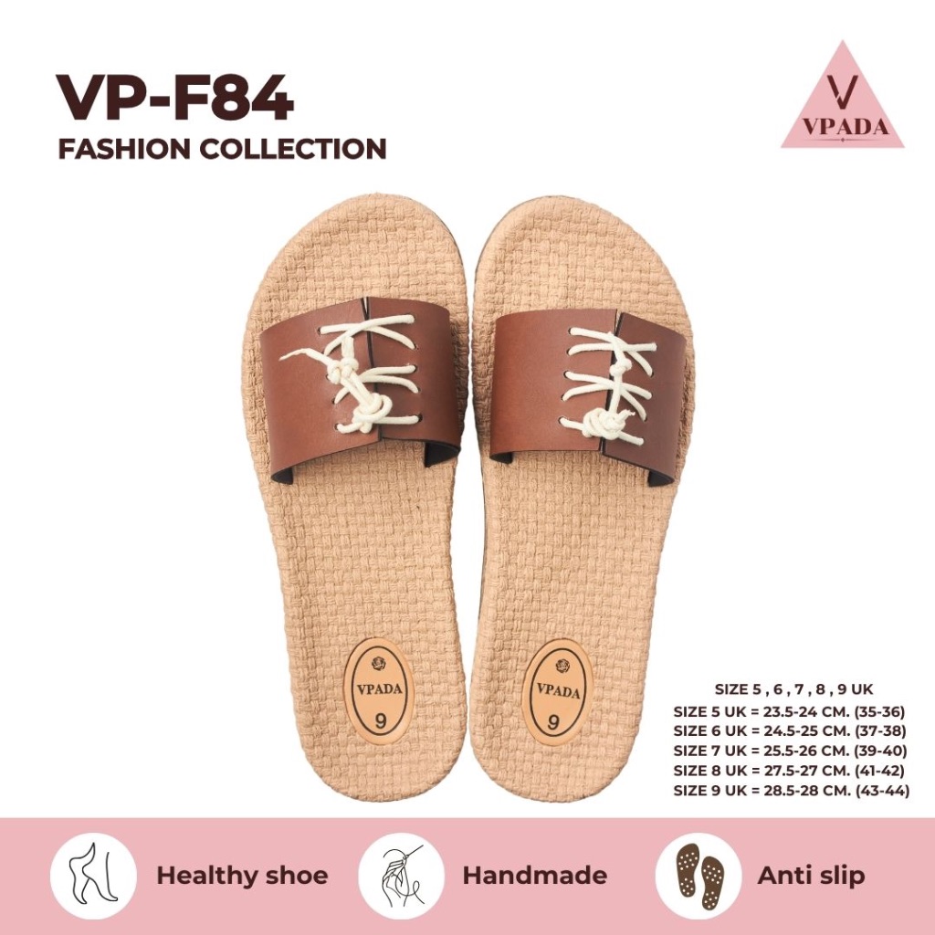 Vpada_sandals_VP-F84 Fashion Collection รองเท้าแตะชายหาดแบน รองเท้าแตะแฟชั่น