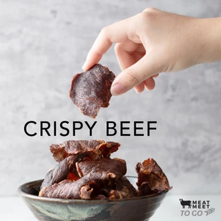 เนื้อวัวอบกรอบCrispy Beef สายHealthy เนื้อสันในอบกรอบ พร้อมเคี้ยวได้ทุกที่ทุกเวลา เนื้อวัวกรอบ