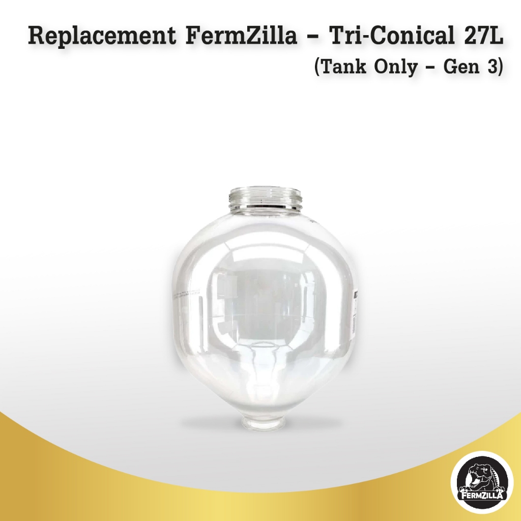 Replacement FermZilla – Tri-Conical 27L (Tank Only) – Gen 3
