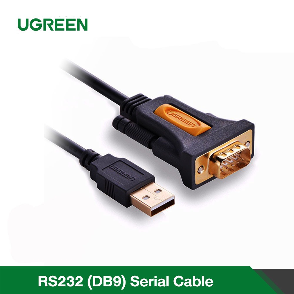 UGREEN USB 2.0 to RS232 DB9 Serial Cable Male A Converter Adapter with PL2303 Chipset