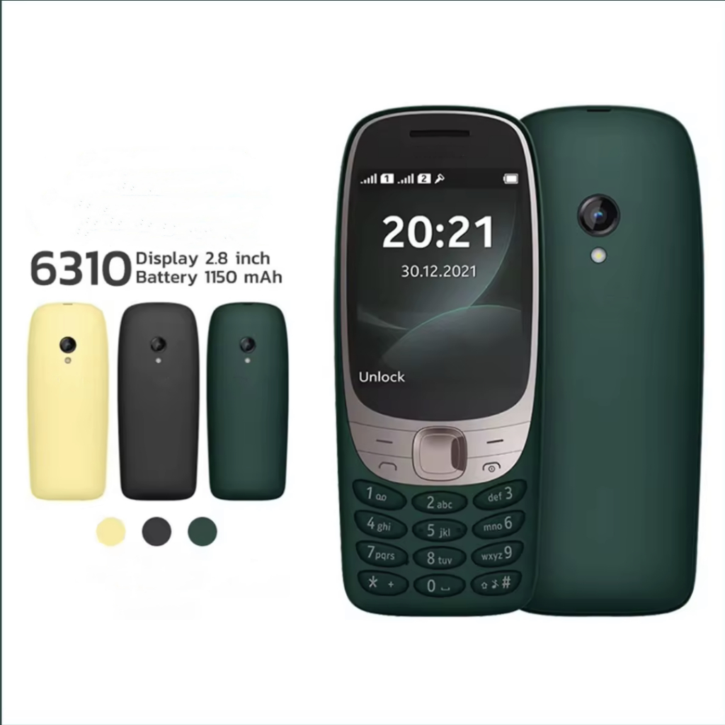 โทรศัพท์มือถือปุ่มกด Nokia 6310   4G มือถือปุ่มกด รองรับทุกค่าย ปุ่มกดไทย/เมนูไทย