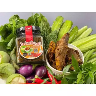 บุญนคร น้ำพริกเมืองคอน น้ำพริกสูตรใต้ รสจัด ขนาด 200 กรัม ส่งออกได้ทั่วโลก
