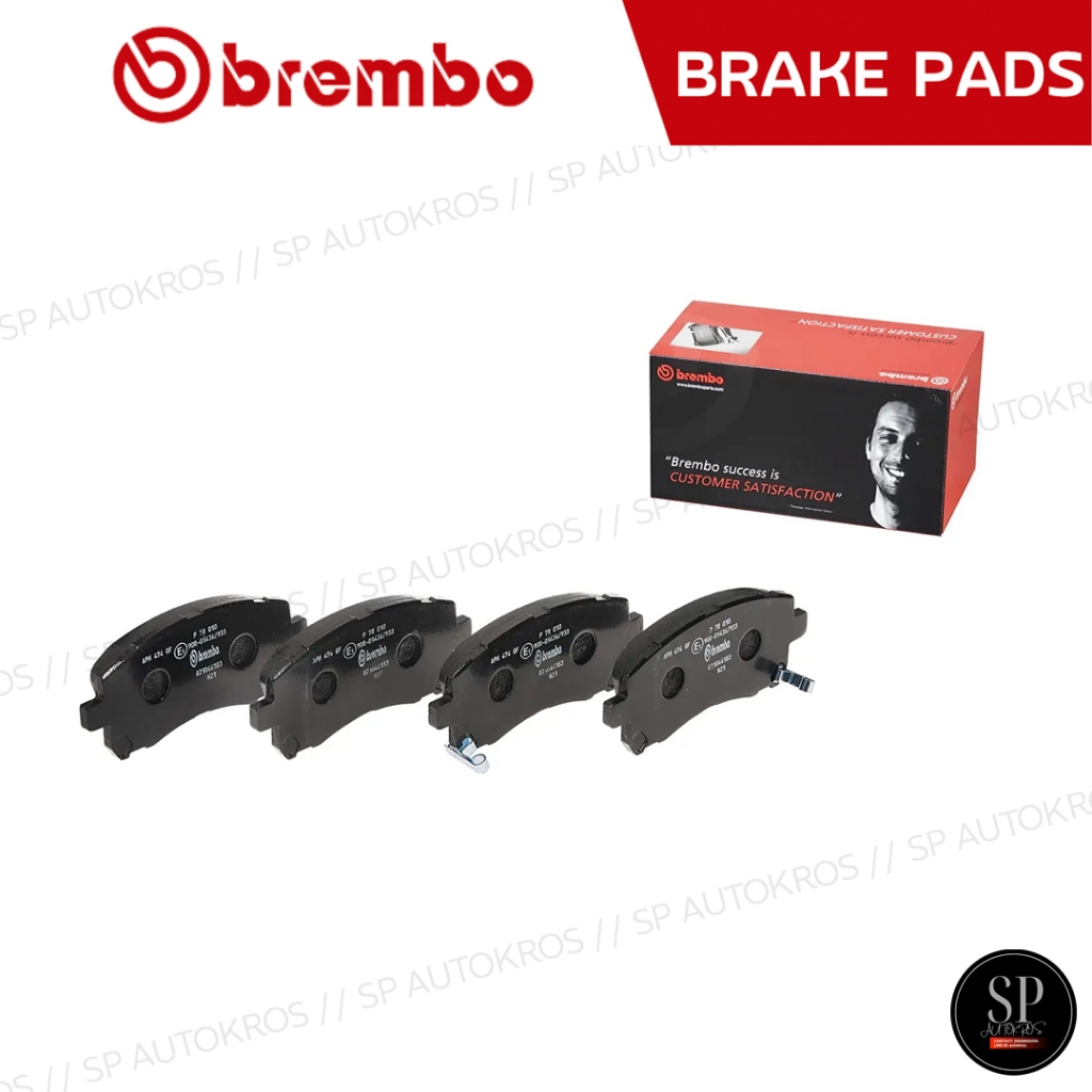 BREMBO ผ้าเบรกหน้า IMPREZA GC8 (2.0T) ปี 99 / P78 010