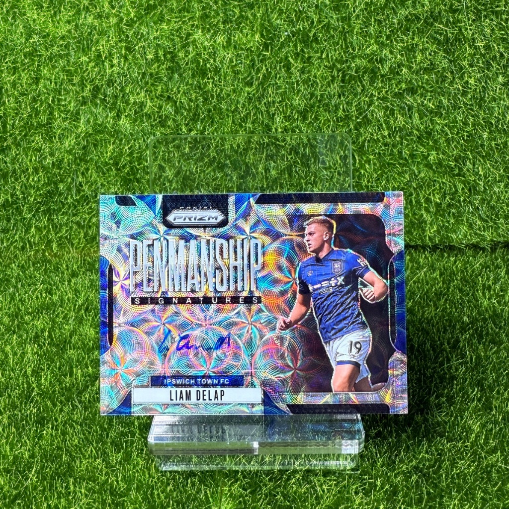 AUTO Liam Delap Penmanship  PANINI Prizm EPL  #P-LD