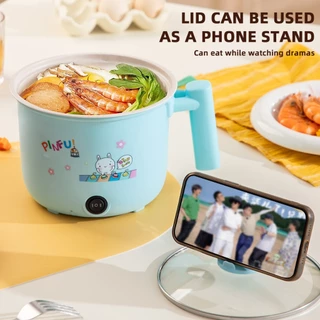 หม้อไฟฟ้าเอนกประสงค์17.5cm หม้อไฟฟ้า LZH-C18 หุงข้าว อุ่น ตุ๋น ต้ม นึง วัสดุสแตนเลส