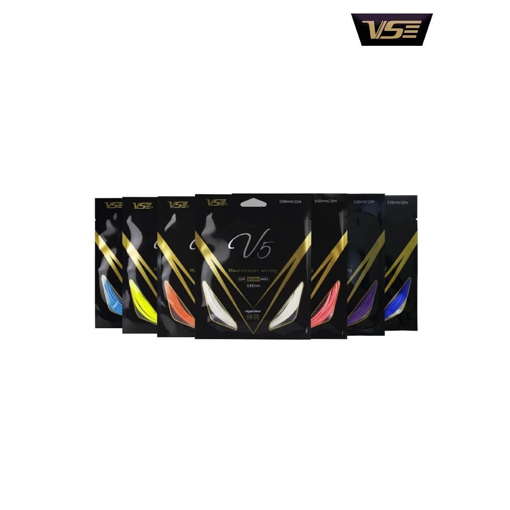 VS เอ็นไม้แบดมินตัน รุ่น V5 Badminton String นุ่ม ทนทาน ยืดหยุ่น ควบคุมลูกได้ดี