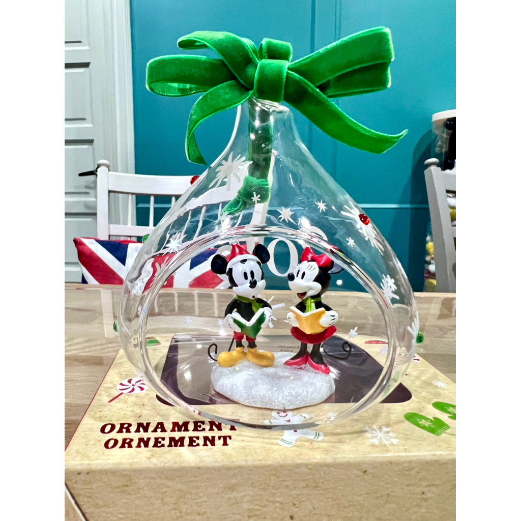 Disney Christmas Ornament วัสดุแก้วใส