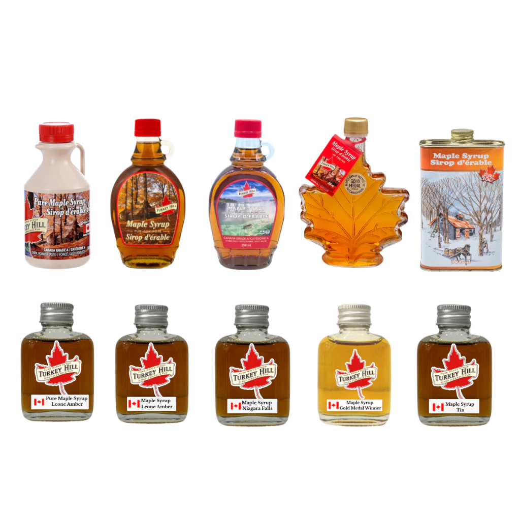สินค้าล็อตใหม่ Turkey Hill Maple Syrup l เทอคี ฮิลเมเปิล ไซรัป ของแท้ 30ml.