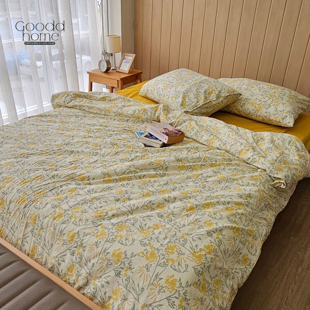 New ผ้าปูที่นอนลาย ซันซาย มีให้ครบชุด ฝ้ายแท้ ยิ่งซีกยิ่งนิ่ม  มีให้ครบ 3 ขนาด 3.5 | 5 | 6 ft