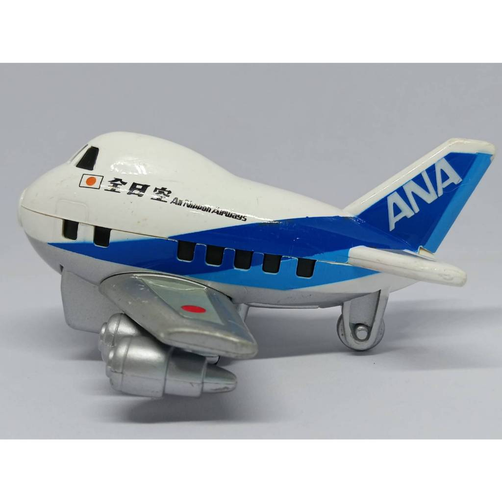 โมเดลเครื่องบิน ANA AIRLINE (JA8966) QQ AEROPLANE PULLBACK DIECAST MODLE FROM JAPAN No Package