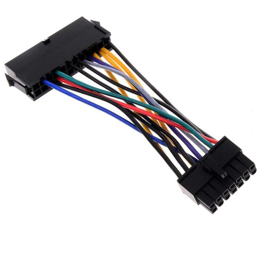 พร้อมส่ง 24 Pin to 14 Pin PSU Main Power Supply ATX Adapter Cable