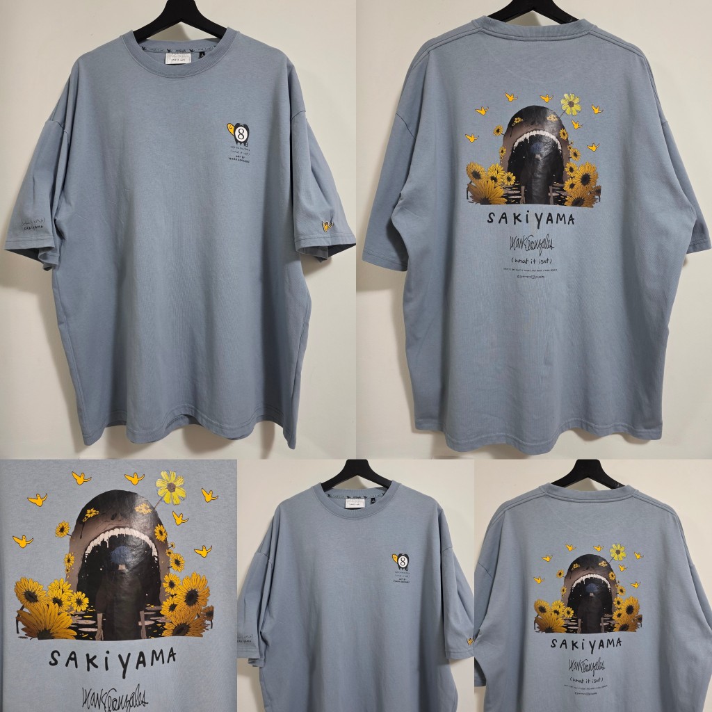 [ ของแท้ ] เสื้อยืด What it is nt (Size L 52/31) มือสอง สภาพดีมาก พร้อมส่ง