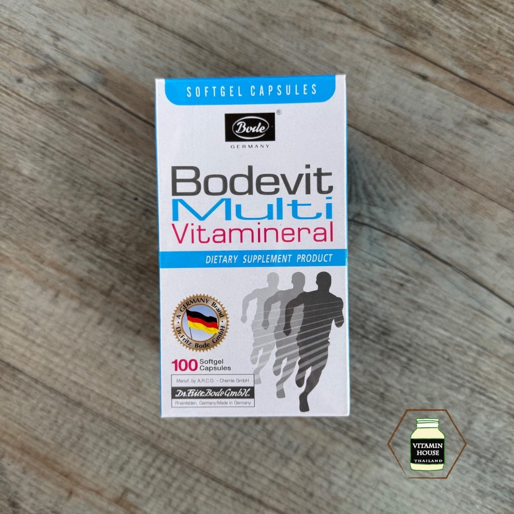 BODE® Bodevit Multi Vitamineral วิตามินรวมบำรุงร่างกาย (100 CAPSULES)