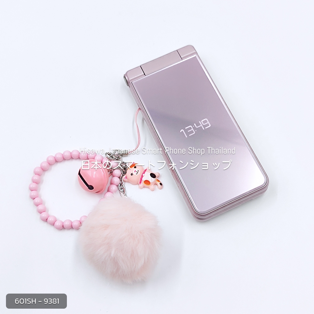 [สวยจัด] SHARP AQUOS K-TAI 2 (601SH) สีชมพู ฝาพับญี่ปุ่น โทรในไทยได้ หายาก - SoftBank #9381