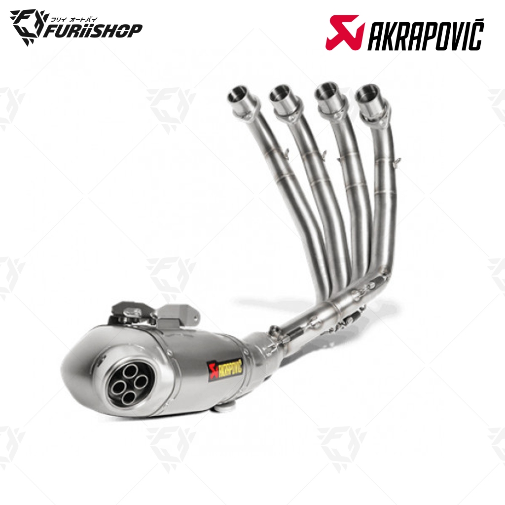 ท่อสูตร/ท่อแต่ง/ท่อไอเสีย Akrapovic 4 รู Titanium : for Honda CBR650R/CB650R 2019-2023