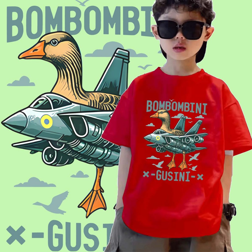 J-1361-SHORT  เสื้อยืดเด็ก ลายการ์ตูน BOMBOMBINT GUSINI ลายมาใหม่สวยเก๋มากๆ