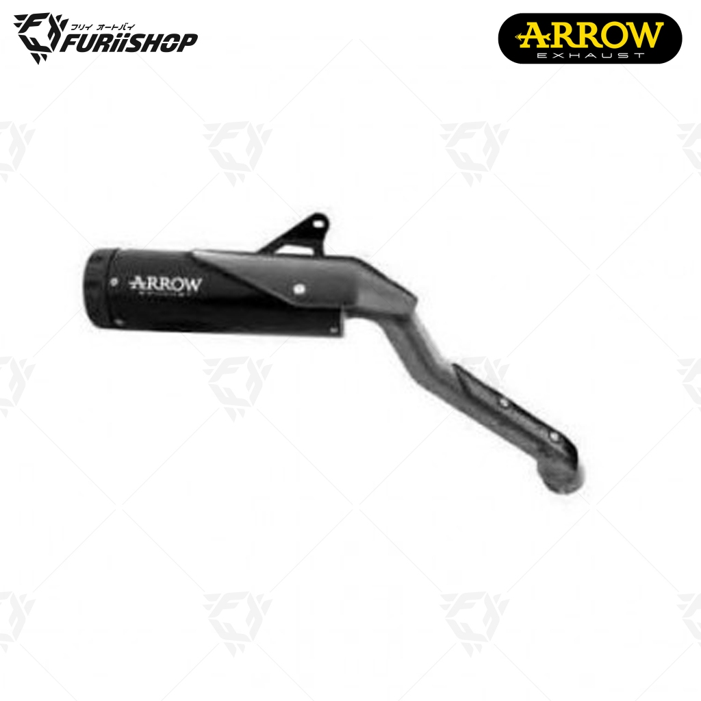 ท่อสูตร/ท่อแต่ง/ท่อไอเสีย Arrow Black-Carbon Slip on : for Honda CL500 2023