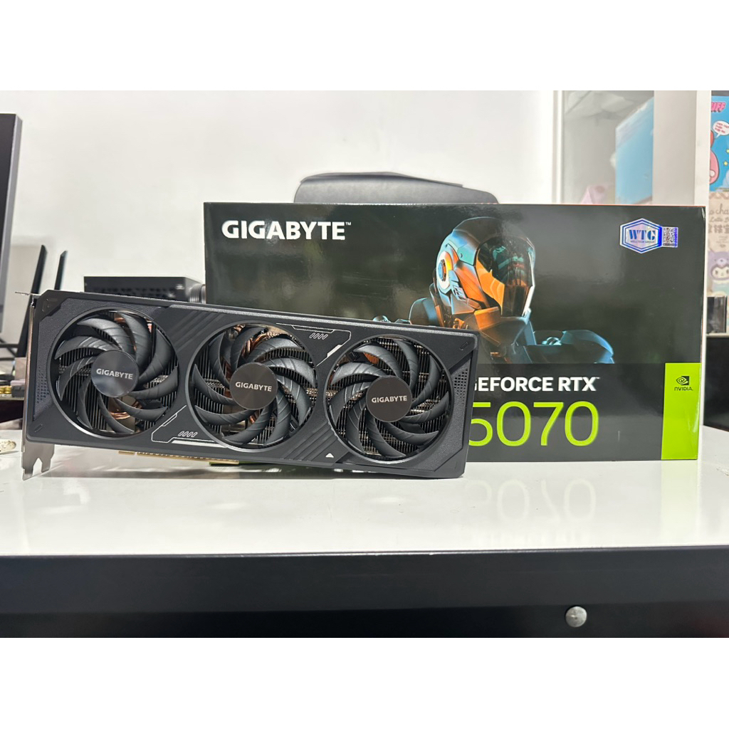VGA GIGABYTE RTX5070 WINDFORCE SFF 12GB (การ์ดจอมือสอง)