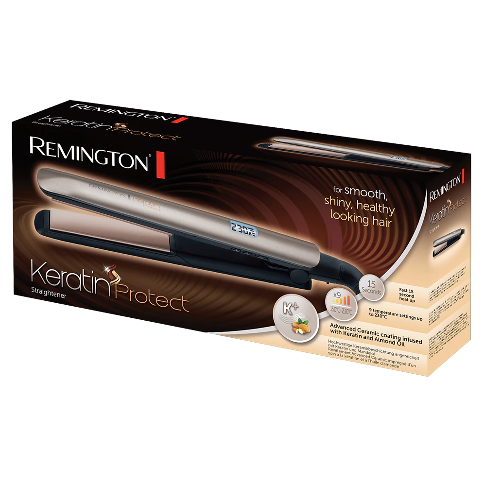 Remington เครื่องหนีบผม KERATIN PROTECT รุ่น S-8540TH ผมเงางาม มีน้ำหนัก