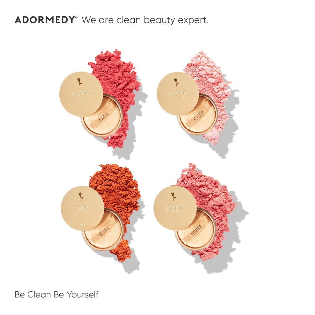 Maria Natural Beauty บลัชออน กันฝ้า Maria Mineral Blush SPF22 PA+++ 4.5g