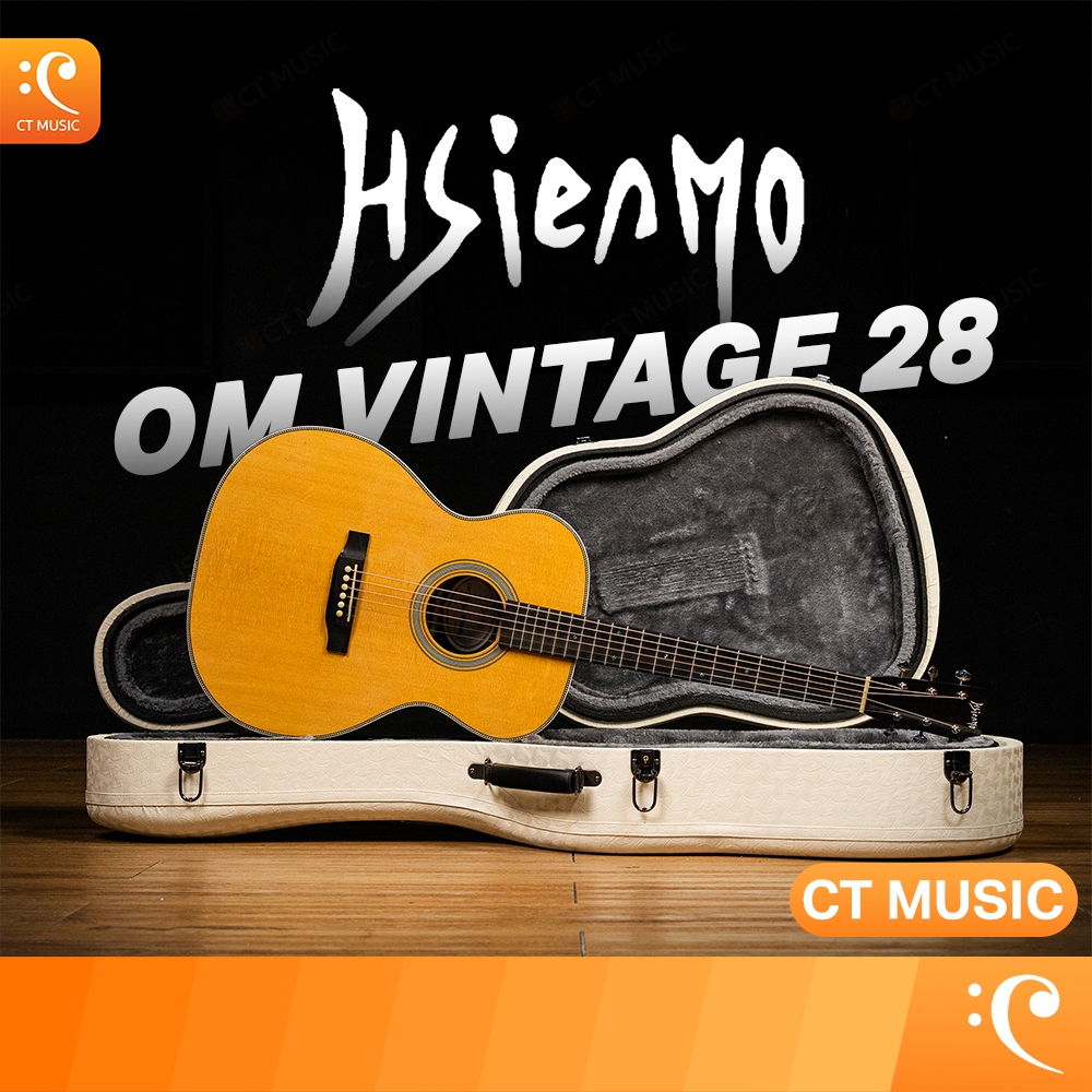 กีตาร์โปร่ง Hsienmo OM Vintage 28