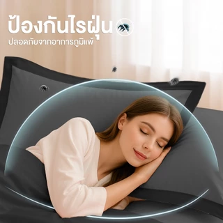 ibed ผ้าปูที่นอนเย็น นุ่มลื่น ป้องกันไรฝุ่น กันขนสัตว์ รุ่น Adaptive Cool Silk สีเทาเข้ม