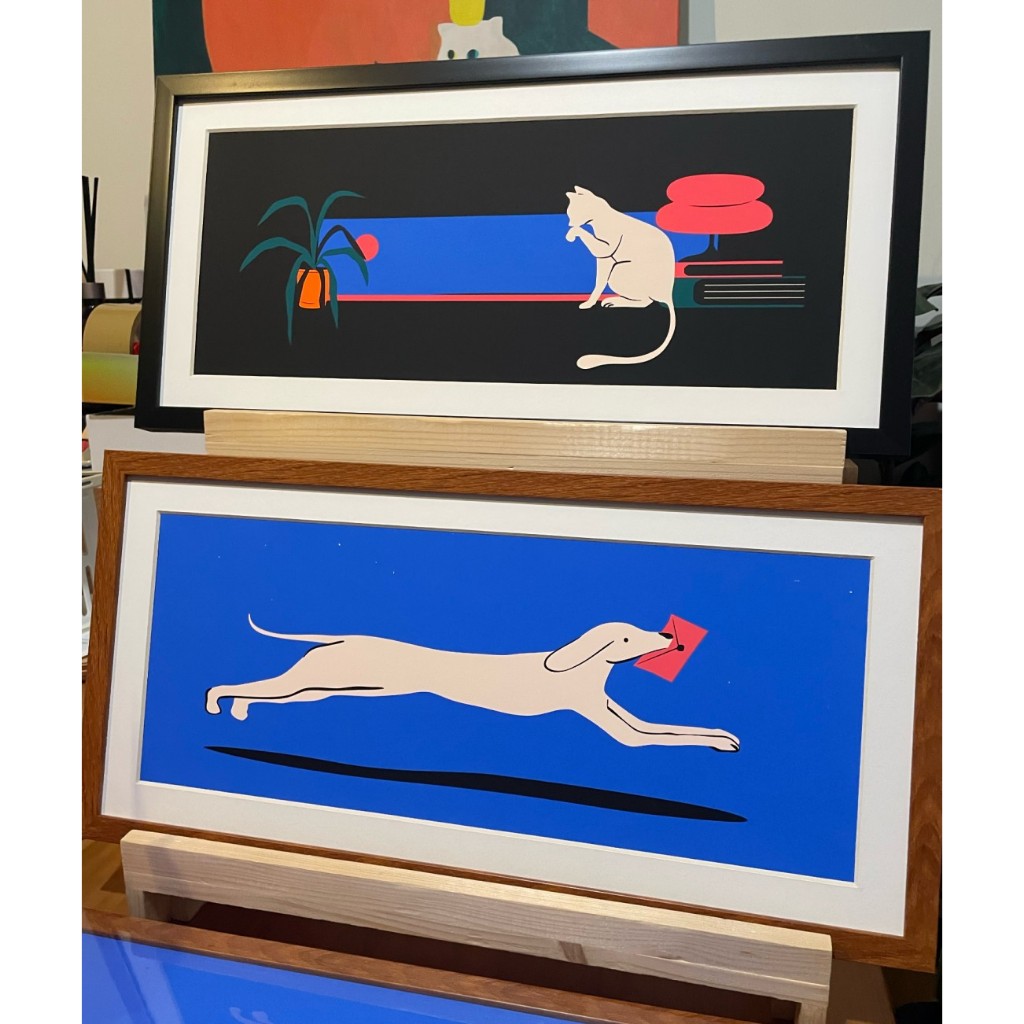 ARTPRINT | Erdy_ Good Days& Good News - Screen print 43x17.5cm - limited edition  (ไม่รวมกรอบ) [1032