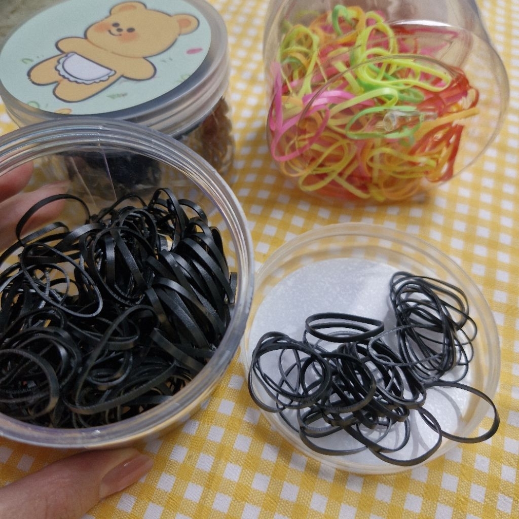 ยางรัดผม ขนาดกลาง ราคา/1กล่อง