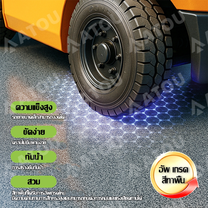 10in1 สีทาพื้นปูน สีอีพ็อกซี่ สีทาปูน สีทาพื้น แห้งไวใน3ชม ใช้ได้ทั้งในและนอกอาค สีทาห้อง สีทาพื้นอีพ็อกซี่ - รูปที่ 7