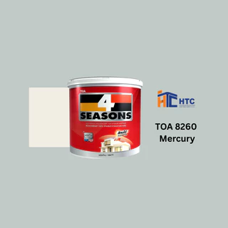 TOA 8260 Mercury ทุกรุ่น สีทาบ้าน ขนาด 3 - 9 ลิตร สีทาภายใน สีทาภายนอก สีไร้กลิ่น สียอดนิยม สีน้ำอะคริลิคแท้ สีน้ำ