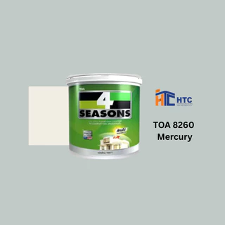 TOA 8260 Mercury ทุกรุ่น สีทาบ้าน ขนาด 3 - 9 ลิตร สีทาภายใน สีทาภายนอก สีไร้กลิ่น สียอดนิยม สีน้ำอะคริลิคแท้ สีน้ำ
