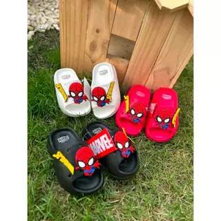NFshoes รองเท้าแตะ OPTA GTR-S 368-369 Spider Man สำหรับเด็ก น่ารัก น้ำหนักเบา ใส่สบายลิขสิทธิ์แท้