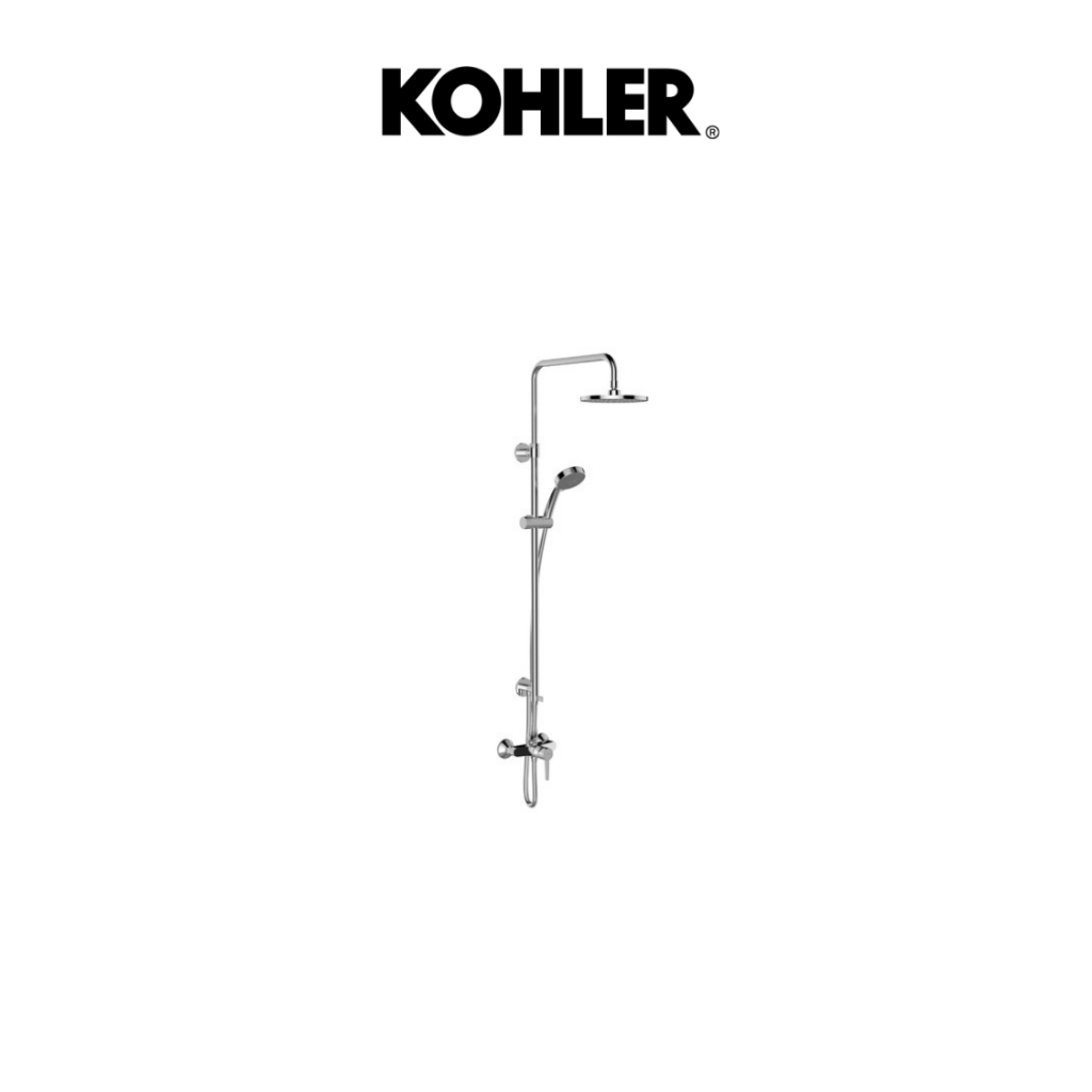 KOHLER Taut ก๊อกน้ำและฝักบัว ก๊อกผสมยืนอาบพร้อมชุดฝักบัวสายอ่อน และชุดฝักบัวก้านแข็ง รุ่นทอธ K-73194